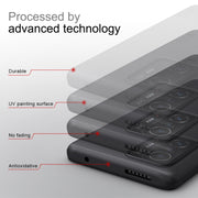 For Xiaomi Mi 11T / 11T Pro NILLKIN Frosted Concave-convex Texture PC Phone Protective Case(Black)