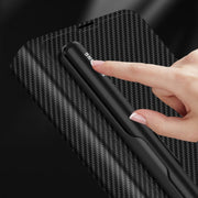For Samsung Galaxy Z Fold3 5G GKK Ultra-thin Horizontal Flip Leather Phone Case with Pen Slot(Silver)
