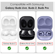 For Samsung Galaxy Buds Live / Buds 2 / Buds Pro / Buds 2 Pro Thunder Battlegear Anti-fall Earphones Protective Case with Switch (Brown)