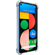For Google Pixel 5a 5G IMAK All-inclusive Shockproof Airbag TPU Case with Screen Protector(Transparent)
