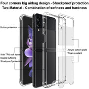 For Samsung Galaxy Z Flip3 5G IMAK UX-9 Series Transparent Shockproof Acrylic + TPU Phone Protective Case