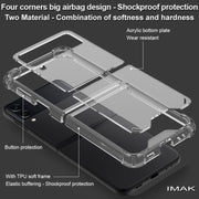 For Samsung Galaxy Z Flip3 5G IMAK UX-9 Series Transparent Shockproof Acrylic + TPU Phone Protective Case
