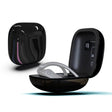 Mirror Surface Silicone + PC Wireless Earphone Protective Case for Beats Powerbeats Pro(Black) - Other Case by PMC TechLife | Online Shopping South Africa | PMC TechLife