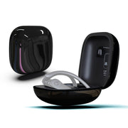 Mirror Surface Silicone + PC Wireless Earphone Protective Case for Beats Powerbeats Pro(Black)