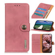 For Motorola Moto E40/E20/E30/Lenovo K14 Plus KHAZNEH Cowhide Texture Horizontal Flip Leather Phone Case(Pink) - Motorola Cases by PMC TechLife | Online Shopping South Africa | PMC TechLife | Buy Now Pay Later Mobicred