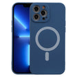 For iPhone 13 Pro Max Liquid Silicone Shockproof Magsafe Case (Navy Blue) - free shipping - PMC TechLife - Order now!