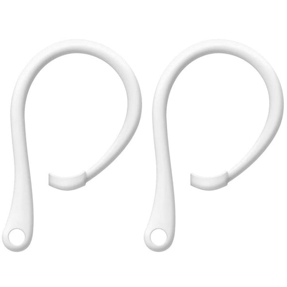1 Pair imak Wireless Earphones Silicone Anti-lost Lanyard Ear Hook For AirPods 3(White)