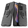 For Xiaomi Redmi Note 11 Pro / Note 11 Pro+ PC + TPU Shockproof Protective Phone Case with Magnetic Ring Holder(Black) - free shipping - PMC TechLife - Order now!