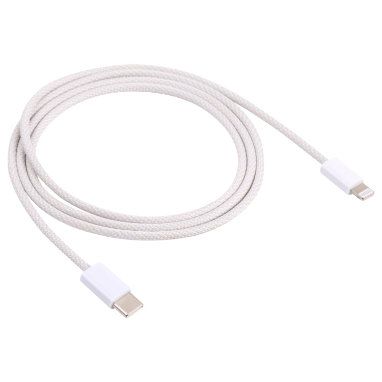 SDC-20W PD USB-C / Type-C Travel Charger + 1m 20W USB-C / Type-C to 8 Pin Data Cable Set, EU Plug(White)