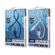 REMAX RC-179i 2.4A 8 Pin High Elastic TPE Fast Charging Data Cable, Length: 1m(Blue)