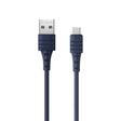 REMAX RC-179m  2.4A Micro USB High Elastic TPE Fast Charging Data Cable, Length: 1m(Blue) - Micro USB Cable by REMAX | Online Shopping South Africa | PMC TechLife | Buy Now Pay Later Mobicred