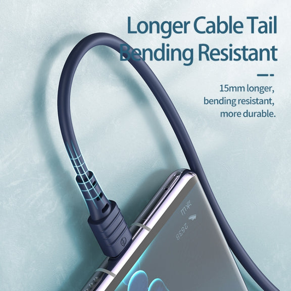 REMAX RC-179m  2.4A Micro USB High Elastic TPE Fast Charging Data Cable, Length: 1m(White)
