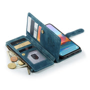 For Xiaomi Redmi Note 10 Pro 4G / Redmi Note 10 Pro Max CaseMe-C30 Multifunctional Horizontal Flip PU + TPU Phone Case(Blue)