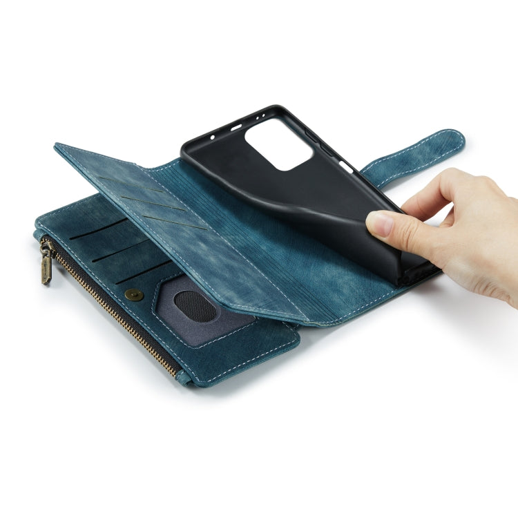 For Xiaomi Redmi Note 10 Pro 4G / Redmi Note 10 Pro Max CaseMe-C30 Multifunctional Horizontal Flip PU + TPU Phone Case(Blue)