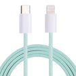 12W PD USB-C / Type-C to 8 Pin Data Cable, Cable Length: 1m(Green) - 2 in 1 Cable by PMC TechLife | Online Shopping South Africa | PMC TechLife