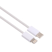 20W PD USB-C / Type-C to 8 Pin Data Cable, Cable Length: 1m(White)