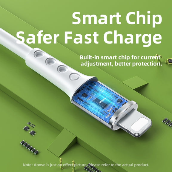 REMAX RC-198a Chaining II Series 5A USB to USB-C / Type-C Fast Charging Data Cable, Cable Length: 1m(White)