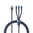 REMAX RC-199th Whirly Series 5A USB to USB-C / Type-C + 8 Pin + Micro USB Fast Charging Data Cable, Cable Length: 1.2m(Midnight Blue) - Multifunction Cable by REMAX | Online Shopping South Africa | PMC TechLife | Buy Now Pay Later Mobicred