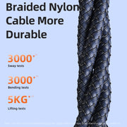 REMAX RC-199th Whirly Series 5A USB to USB-C / Type-C + 8 Pin + Micro USB Fast Charging Data Cable, Cable Length: 1.2m(Midnight Blue)