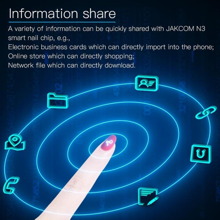 JAKCOM N3 Smart Nail Chip - Smart Rings / Smart Telephones by JAKCOM