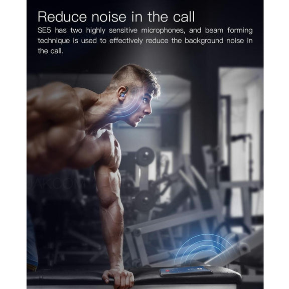 JAKCOM SE5 True Wireless Sport Bluetooth Earphone(Black)