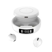 X6WS Mini Noise Reduction Digital Display TWS Wireless Bluetooth Earphone(White)