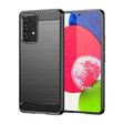 For Samsung Galaxy A53 5G Brushed Texture Carbon Fiber TPU Phone Case(Black) - Galaxy Phone Cases by PMC TechLife | Online Shopping South Africa | PMC TechLife