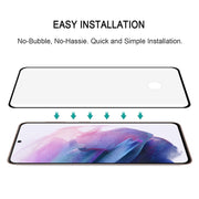 For Samsung Galaxy S22+ 5G Full Glue 3D Curved Edge Screen Tempered Glass Film(Black)