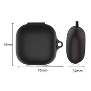 Pure Color Silicone Earphone Protective Case with Hook For Beats Fit Pro(Grass Green)