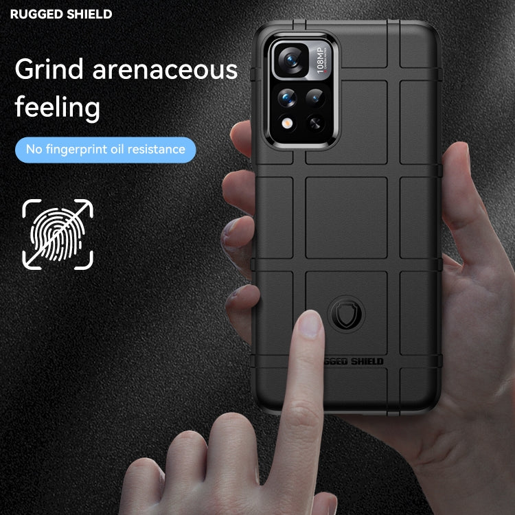 For Xiaomi Redmi Note 11 Pro 5G / Note 11 Pro+ 5G / Poco X4 NFC 5G Domestic Version  Full Coverage Shockproof TPU Phone Case(Black)
