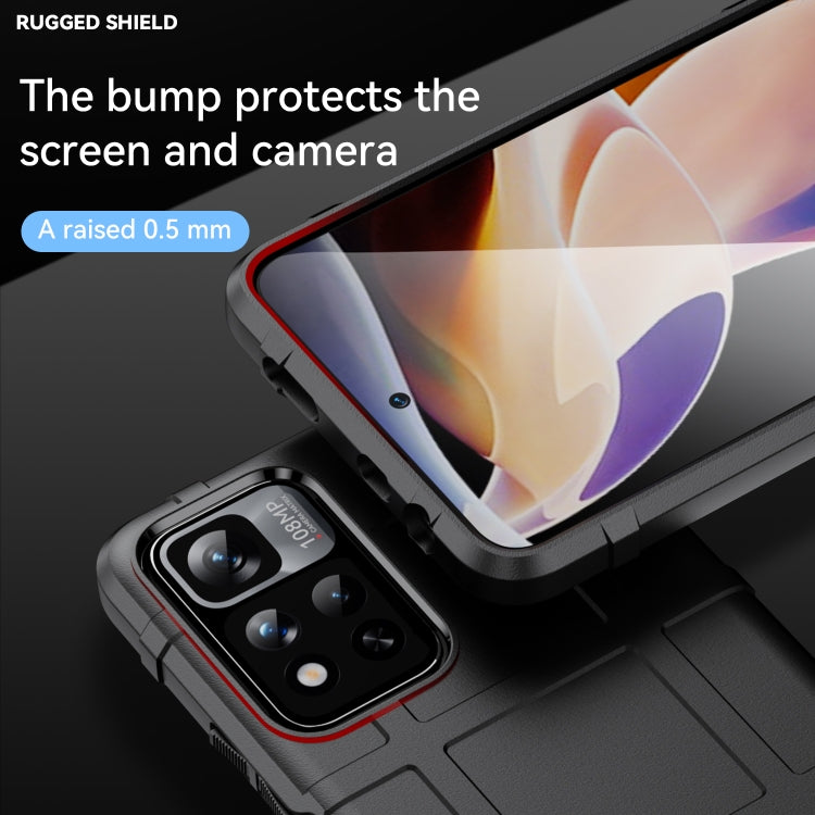 For Xiaomi Redmi Note 11 Pro 5G / Note 11 Pro+ 5G / Poco X4 NFC 5G Domestic Version  Full Coverage Shockproof TPU Phone Case(Black)