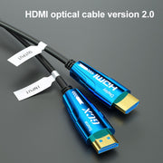 HDMI 2.0 Male to HDMI 2.0 Male 4K HD Active Optical Cable, Cable Length:50m