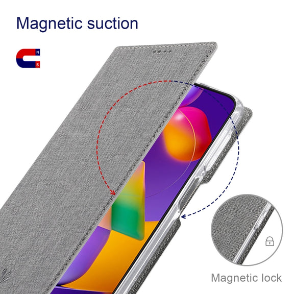 For Xiaomi Mi 11T / 11T Pro ViLi DMX Series Shockproof Magnetic Flip Leather Case(Grey)