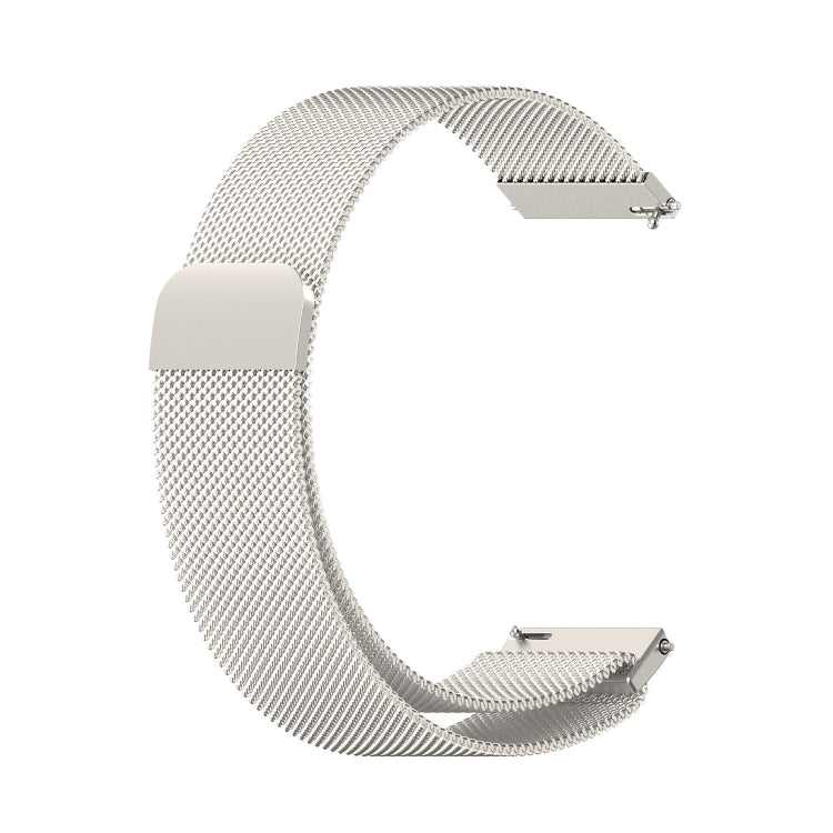 For Huawei Watch GT 3 42mm 20mm Milan Metal Watch Band (Starlight)