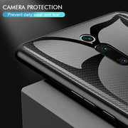 For Xiaomi Redmi K20 / K20 Pro / 9T Texture Gradient Glass Protective Case(Blue)