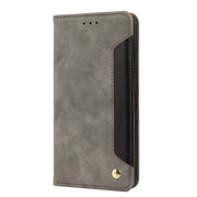 For Xiaomi Redmi Note 11 Pro Skin Feel Splicing Leather Phone Case(Grey)