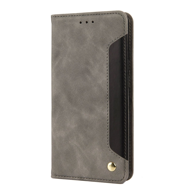 For Xiaomi Redmi Note 11 Pro Skin Feel Splicing Leather Phone Case(Grey)