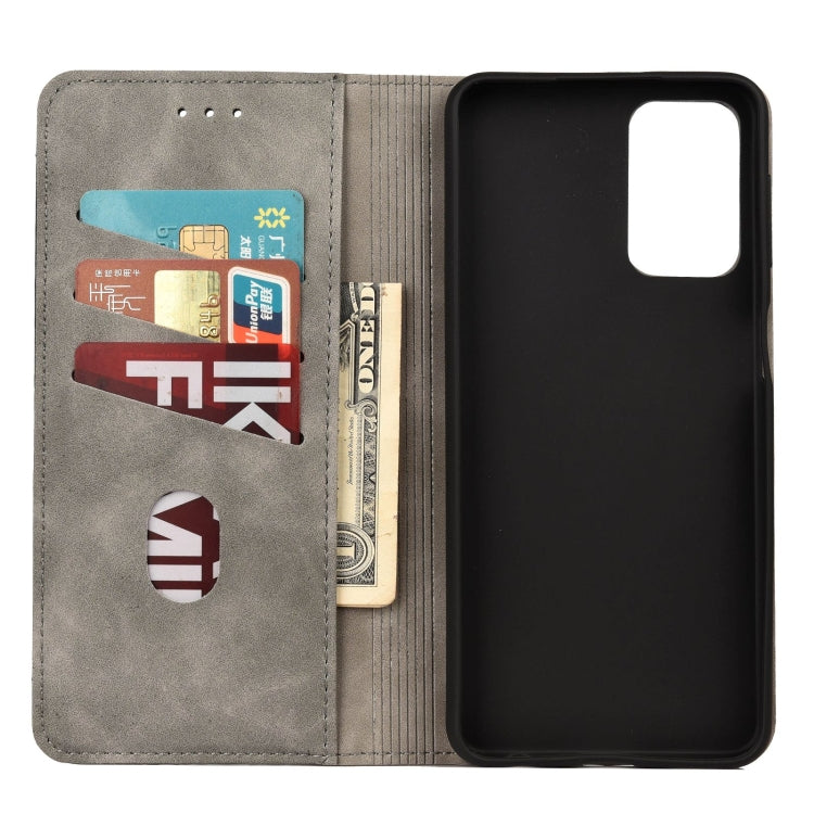 For Xiaomi Redmi Note 11 Pro Skin Feel Splicing Leather Phone Case(Grey)