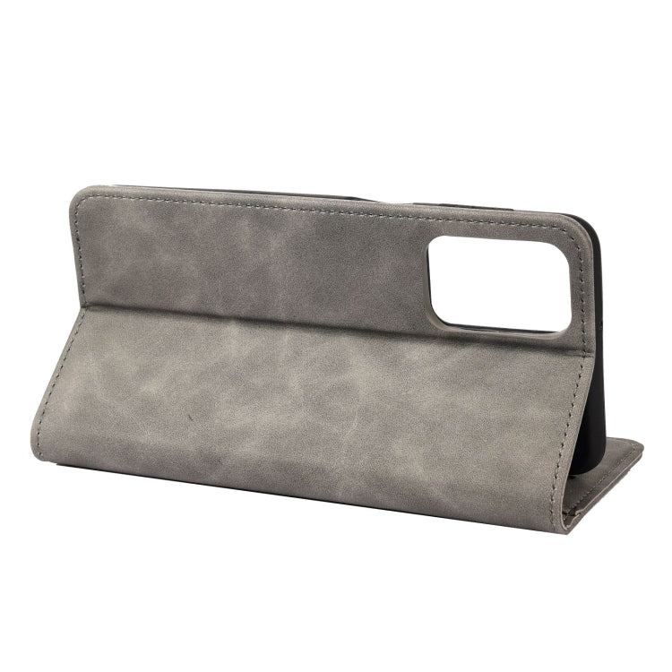 For Xiaomi Redmi Note 11 Pro Skin Feel Splicing Leather Phone Case(Grey)