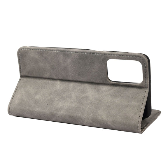 For Xiaomi Redmi Note 11 Pro Skin Feel Splicing Leather Phone Case(Grey)