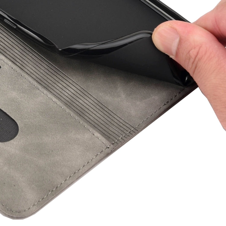 For Xiaomi Redmi Note 11 Pro Skin Feel Splicing Leather Phone Case(Grey)