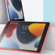 For iPad 10.2 2021 / 2020 / 2019 Mutural Silicone Microfiber Tablet Case(Sky Blue)