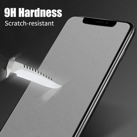 For iPhone 16e / 13 / 13 Pro 10pcs Transparent Frosted Full Screen Tempered Glass Film