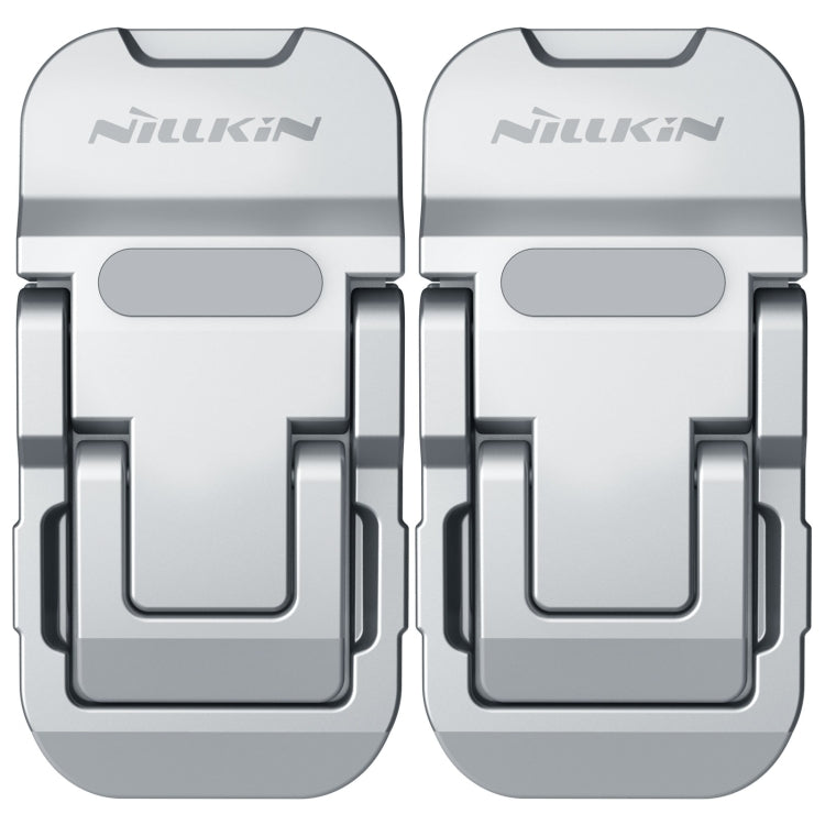 NILLKIN Bolster Plus Sticky Three-speed Adjustable Zinc Alloy Laptop Holder(Silver)