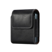 For Samsung Galaxy Z Flip3 5G Lamb Texture Waist Hanging Phone Case(Black)