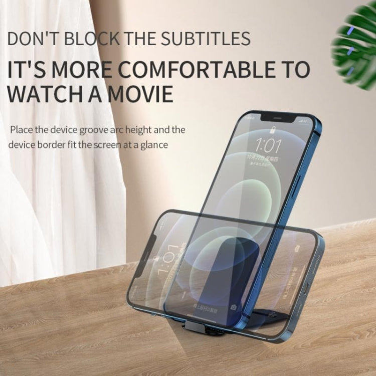 Aluminum Alloy Folding Phone Holder(Silver)