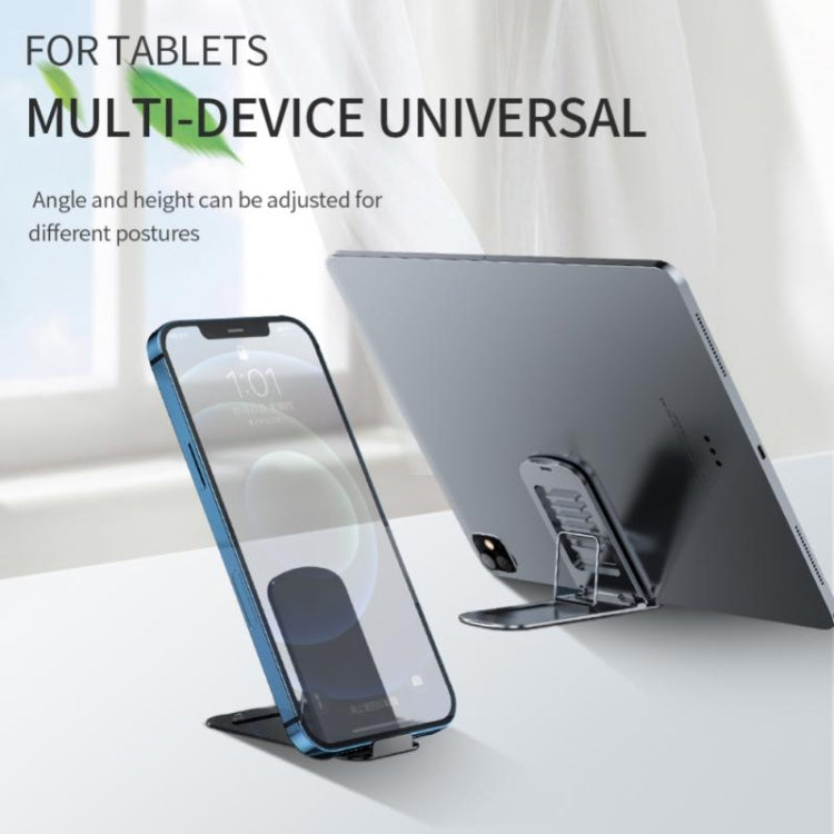Aluminum Alloy Folding Phone Holder(Silver)