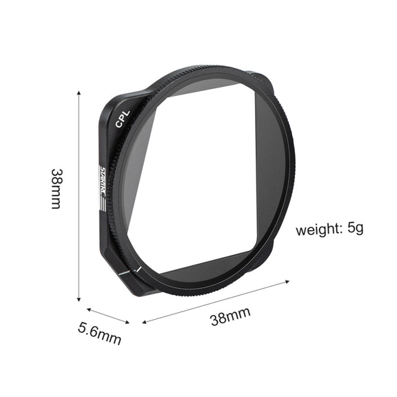 For DJI Mavic 3 STARTRC 1110300 CPL Lens Filter(Black)