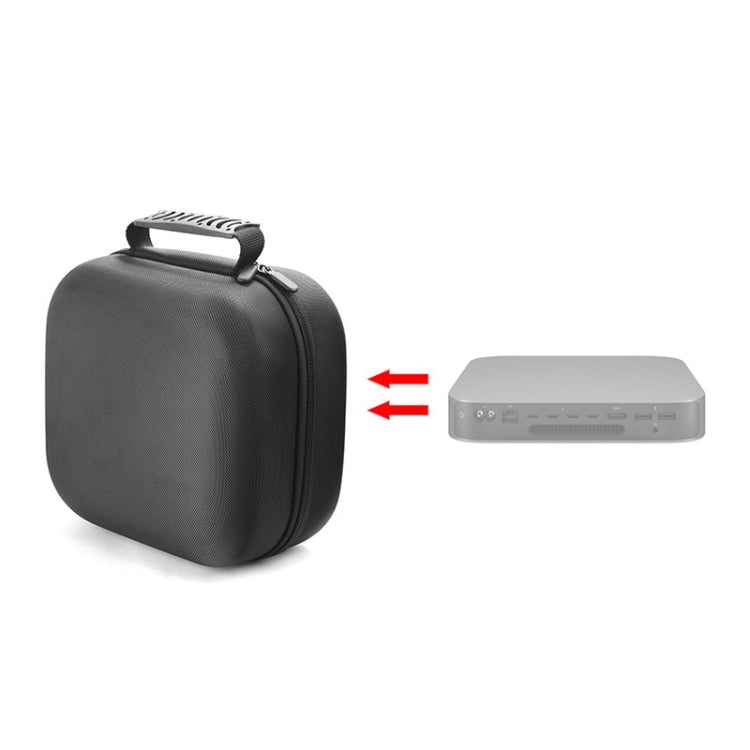 For Apple Mac mini M1 2020 Mini PC Protective Storage Bag(Black)
