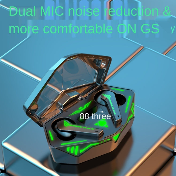 MD198 TWS E-sports Gaming Wireless Bluetooth Earphone(Black)